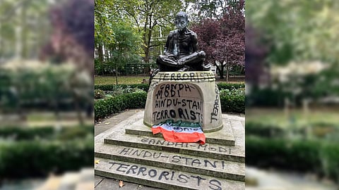 A Broken Peace: Gandhi’s Statue Defaced in London Just Before His Birthday