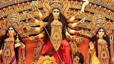 File photo of Maa Durga Statue in a pandal