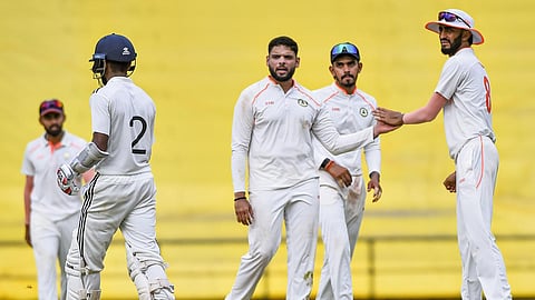 Irani Cup: Vidarbha tighten grip over RoI after triggering middle-order collapse