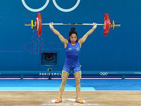 File photo of Indian weightlifting star Mirabai Chanu