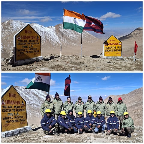 Photo of Project Himank that surpasses Umling La record, enhancing strategic and tourism potential