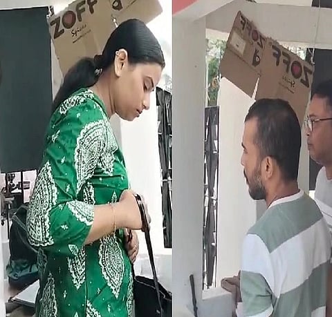 Image of singer Amrit Prabha and musician Shekhar Jyoti Goswami during CID interrogation