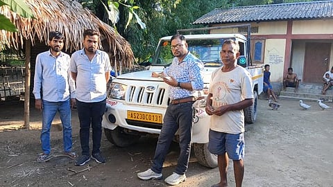 Image of inter-state being busted by Margherita Police