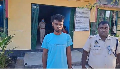 Image of the Jamugurihat bike thief Mirajul Islam
