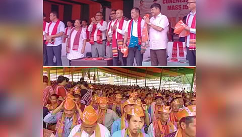 Assam: 4,261 Congress members join BJP in Karbi Anglong