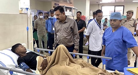 Assam: Minister Ranjeet Kumar Dass meets Baksa firing victims
