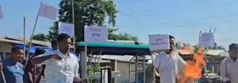 Image of Chautal Students during protest