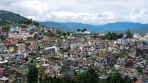 File photo of the state Nagaland in aerial view