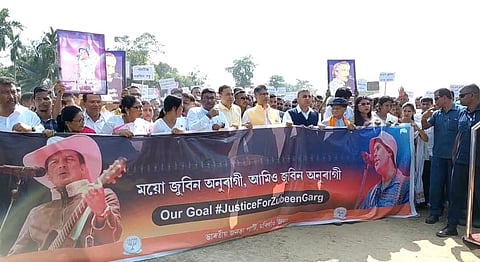 Image of the Silent Rally in Morigaon