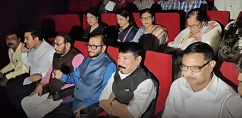 The Asom Gana Parishad’s ministers, MLAs, and party activists gathered at Narengi Gold Cinema in Guwahati on October 31 to witness the final cinematic effort of Zubeen Garg at its second screening.