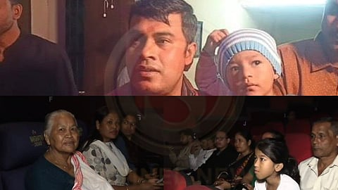 Image of the fans  gathered to celebrate Zubeen's Last Film