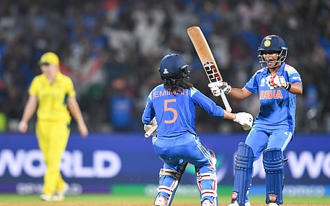महिला विश्व कप: जेमिमा के शतक की मदद से भारत ने ऑस्ट्रेलिया को हराकर फाइनल में पँहुचाया