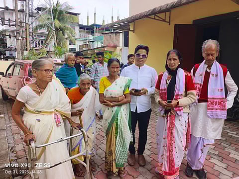 Image of the children to 80-year-old elders gathered with excitement and emotion to be part of this cinematic celebration.