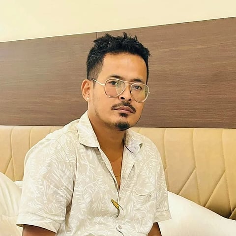 Image of the member of the Veer Lachit Sena, Bikash Axom