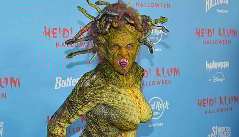 Heidi Klum transforms into evil Medusa for Halloween 2025