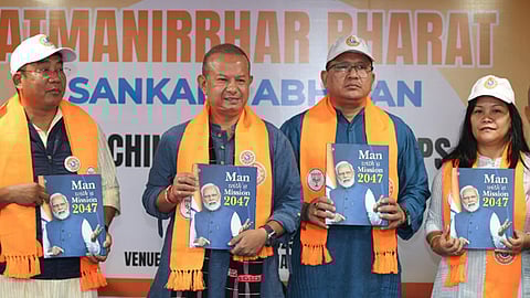 BJP launches campaign materials for Atmanirbhar Bharat Sankalp Abhiyan