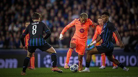 Champions League: Barcelona held to thrilling 3-3 draw by Club Brugge