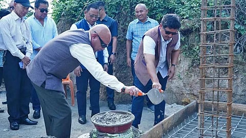 CM Sangma lays foundation stone for beautification of historic cenotaph in Tura