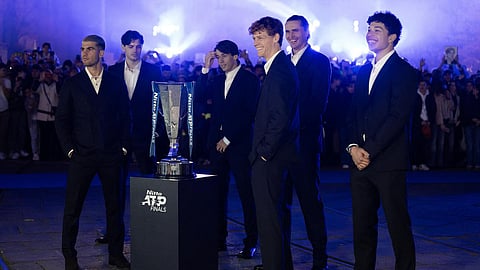 ATP Finals: Sinner begins title defence with rival Alcaraz in the hunt