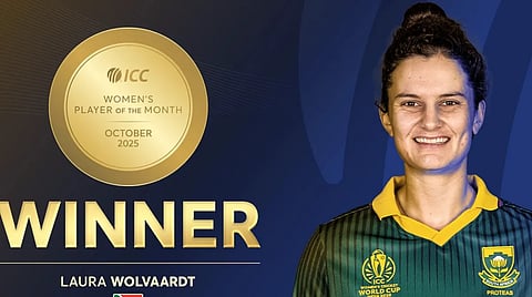 Laura Wolvaardt Secures ICC Women's Player of the Month Title