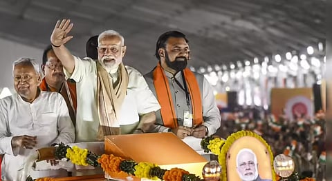 NDA got 10% more votes than MGB; Bihar yearning for development: PM Modi