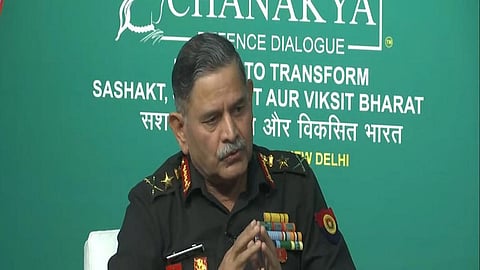 File photo of Army Chief Upendra Dwivedi