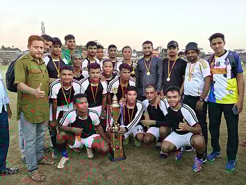 Image of Sporting Union clinching nockout Football Tournament title