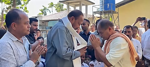 Image of the MLA Padma Hazarika Begins Work on New Kitchen House, Announces Funds for Scientific Toilet in Borbhagiya Majalia School, one of the oldest schools in Jamugurihat