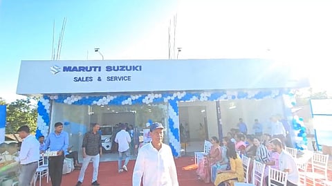 Image of the newly inaugurated Maruti Suzuki Dealer in Sootea