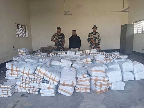 BSF, Customs seize goods worth Rs 73.89 lakh in Tripura