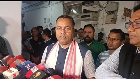 Image of Krishnendu Paul, the Minister for Public Works, Fisheries, Veterinary and Animal Husbandry, and Guardian Minister of Nagaon district