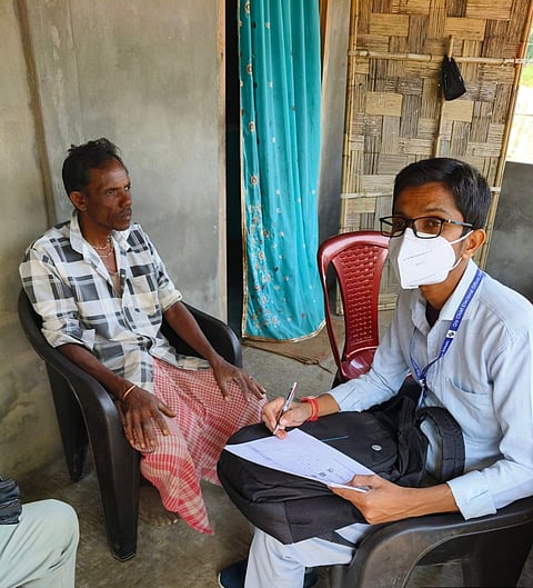 Image of revision of voter list beginning in Hailakandi