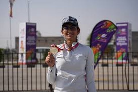 KIUG 2025: Cyclist Meenakshi Rohilla bags first gold of the Games
