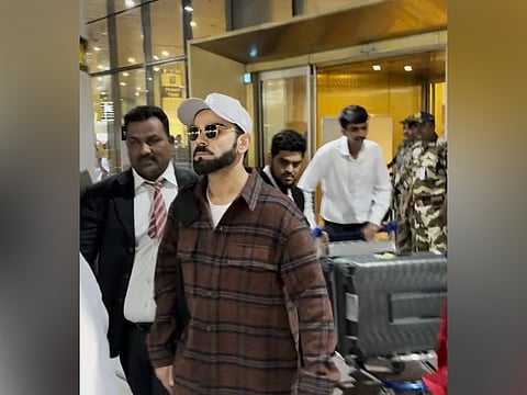 Virat Kohli spotted at Mumbai airport; playfully engages with paparazzi