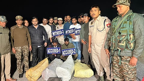 Hailakandi Police Seize Suspected Ganja