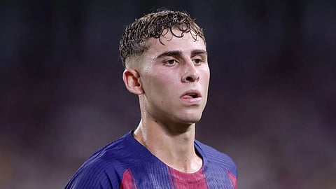 Barcelona’s midfielder Fermin Lopez out for two weeks with calf injury