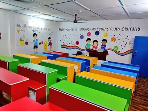 Arunachal Teacher Transforms Remote School into Vibrant Visual Learning Space
