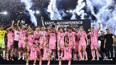 Inter Miami lift Eastern Conference trophy
