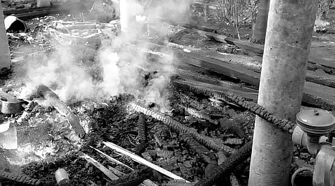 Image of the damaged property