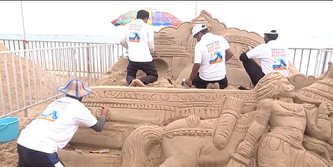 15th edition of International Sand Art Festival begins in Odisha