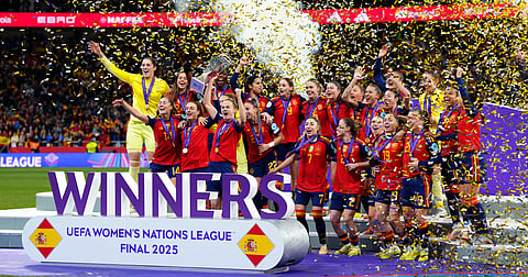 Spain beat Germany to retain Women’s Nations League title