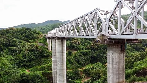 Image of the Silchar–Sairang railway track