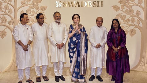Nita Ambani honours Indian artisans at Swadesh; B-town stars attend celebrations