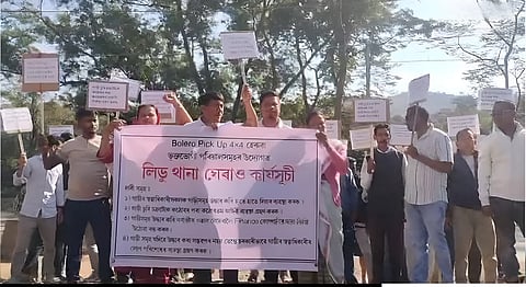 Massive protest in Margherita