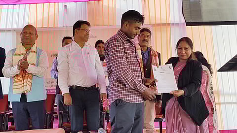 Image from the sanction letter distribution ceremony under Pradhan Mantri Awas Yojana–Gramin (PMAY-G) in Bongaigaon