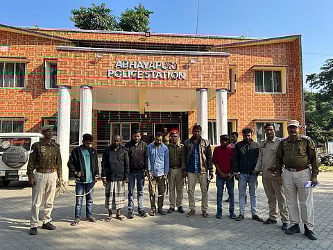 Image of seven arrested in Bongaigaon