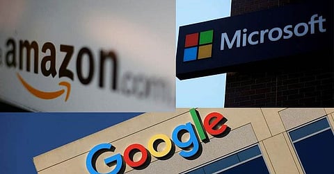 Amazon, Microsoft & Google