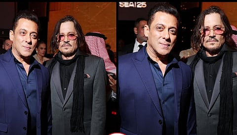 Salman Khan and Johnny Depp’s epic red carpet moment