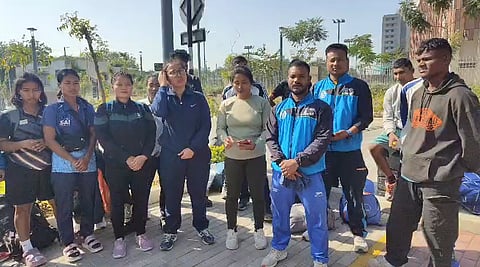 Assam Wrestling team stranded in Gujarat