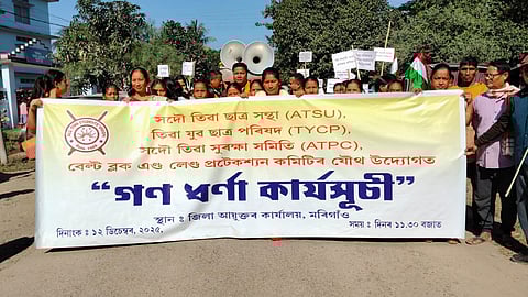 Tiwa organisations hold rally pressing for key demands